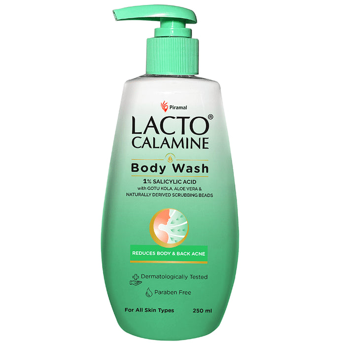 Piramal Lacto Calamine 1% Salicylic Acid Body Wash - Classic Derma