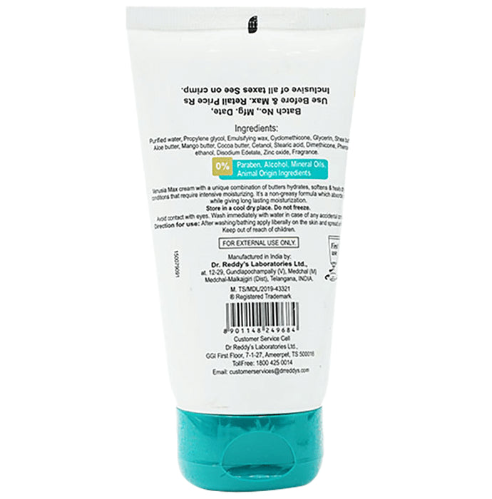 Venusia Max Intensive Moisturizing Cream | Face Care Product for Dry & Very Dry Skin | Repairs the Skin