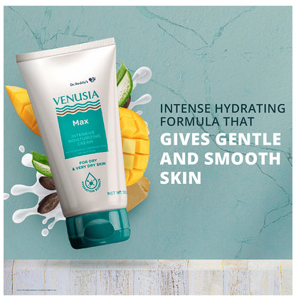 Venusia Max Intensive Moisturizing Cream | Face Care Product for Dry & Very Dry Skin | Repairs the Skin
