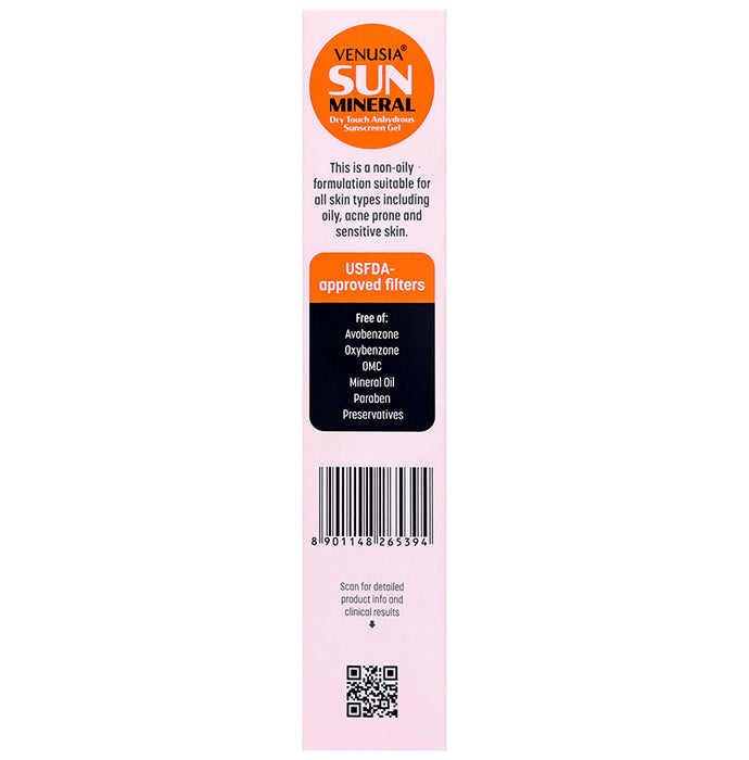 Venusia Sun Mineral Sunscreen Gel SPF 65+ PA++++