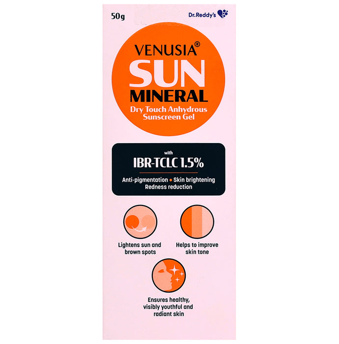 Venusia Sun Mineral Sunscreen Gel SPF 65+ PA++++