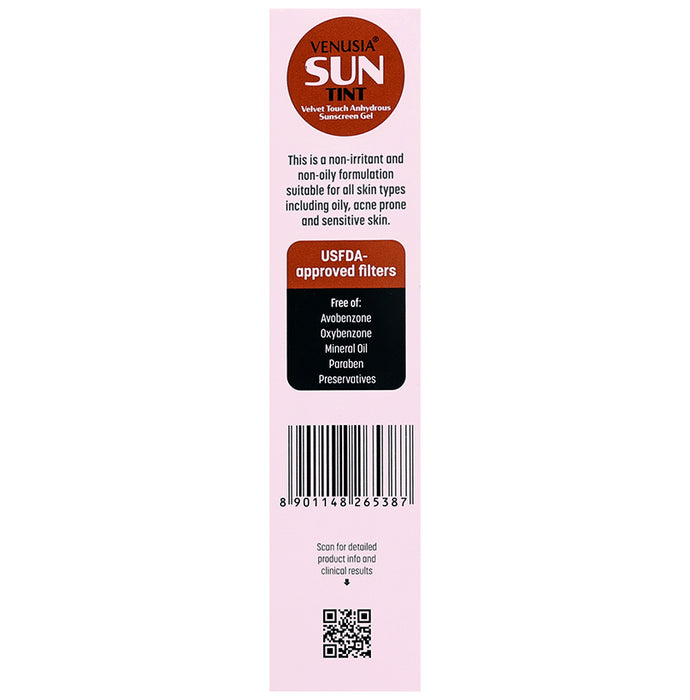 Venusia Sun Tint Velvet Touch Sunscreen Gel SPF 115+ PA++++