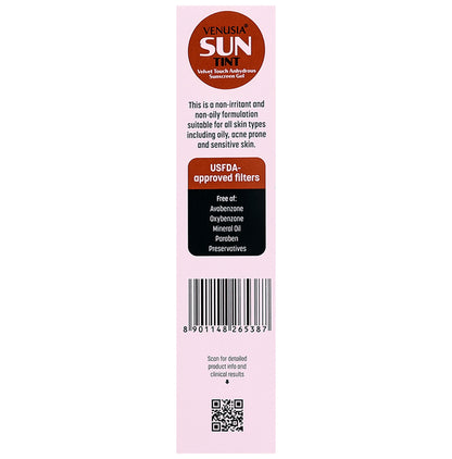 Venusia Sun Tint Velvet Touch Sunscreen Gel SPF 115+ PA++++