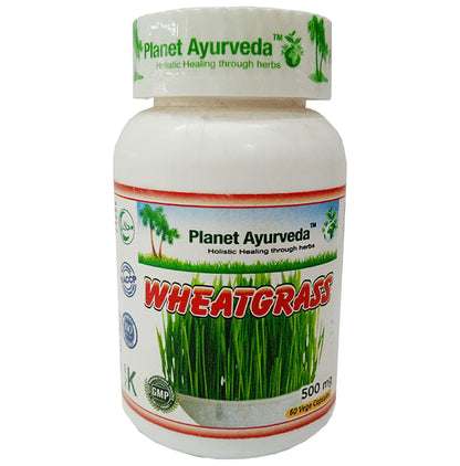 Planet Ayurveda Wheatgrass Vege Capsule - Classic Derma