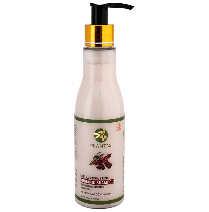 Plantas Hair Fall Control & Repair Organic Shampoo - Classic Derma