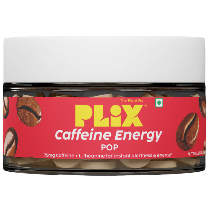 Plix Caffeine Energy Pop Effervescent Tablet - Classic Derma