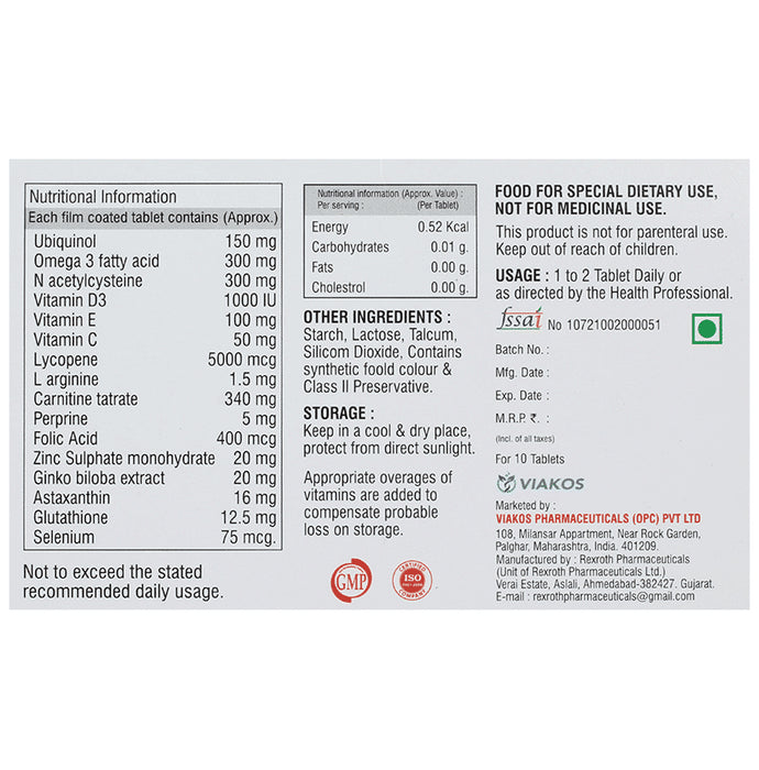 Viakos Megza Q10 Tablet