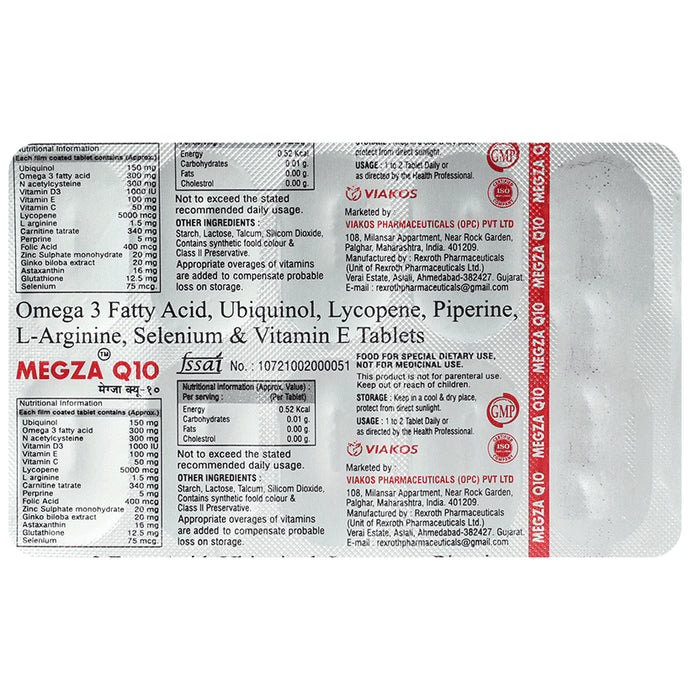 Viakos Megza Q10 Tablet