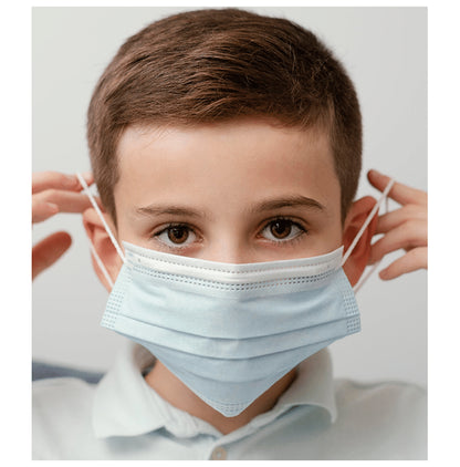 Vibe Kids 4 Ply Premium Mask Blue