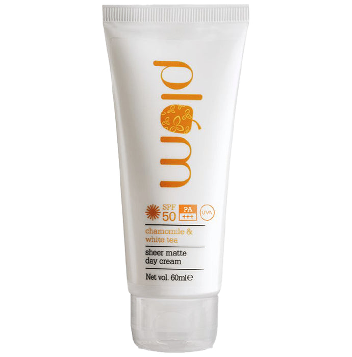 Plum Chamomile & White Tea Sheer Matte Day SPF 50 Cream - Classic Derma