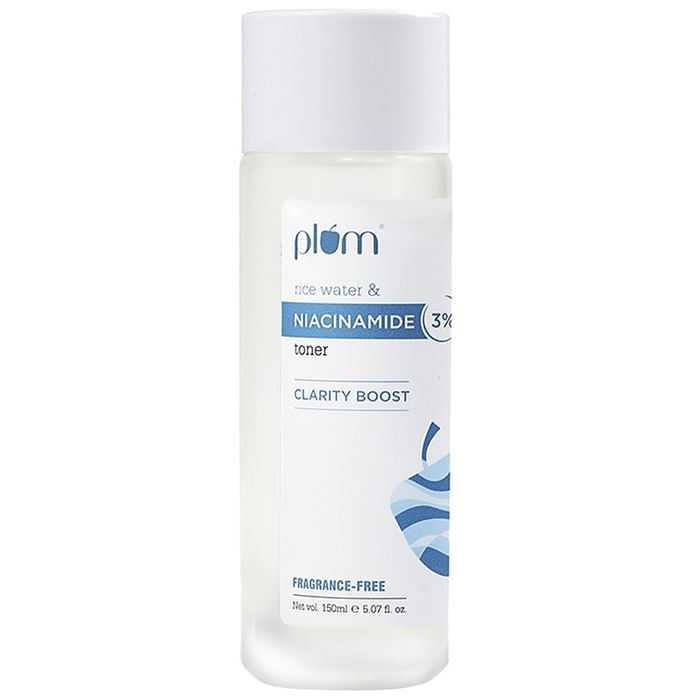 Plum Rice Water & Niacinamide 3% Toner | Fragrance-Free - Classic Derma