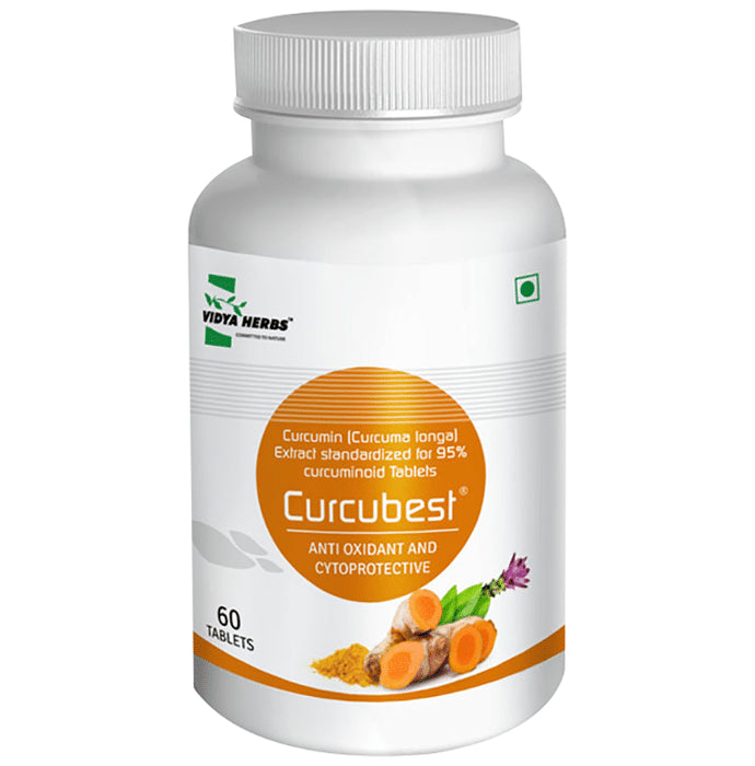 Vidya Herbs Curcubest Tablet | Cytoprotective & Antioxidant Tablet