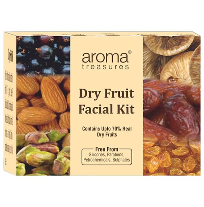 Aroma Treasures Dry Fruit Facial (One Time Use) Kit - Classic Derma