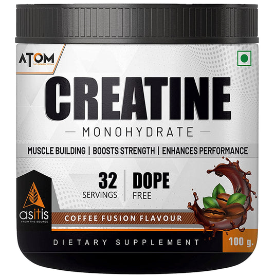 AS-IT-IS Nutrition Atom Creatine Monohydrate Coffee Fusion - Classic Derma