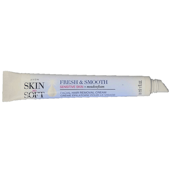 Avon Skin So Soft Fresh & Smooth Facial Hair Removal Cream - Classic Derma