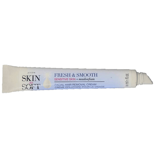 Avon Skin So Soft Fresh & Smooth Facial Hair Removal Cream - Classic Derma