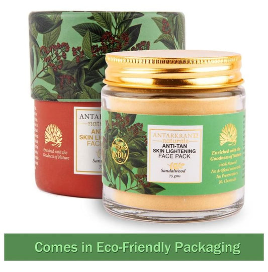 Antarkranti Naturals Anti-Tan Skin Lightening Face Pack - Classic Derma