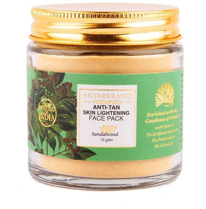 Antarkranti Naturals Anti-Tan Skin Lightening Face Pack
