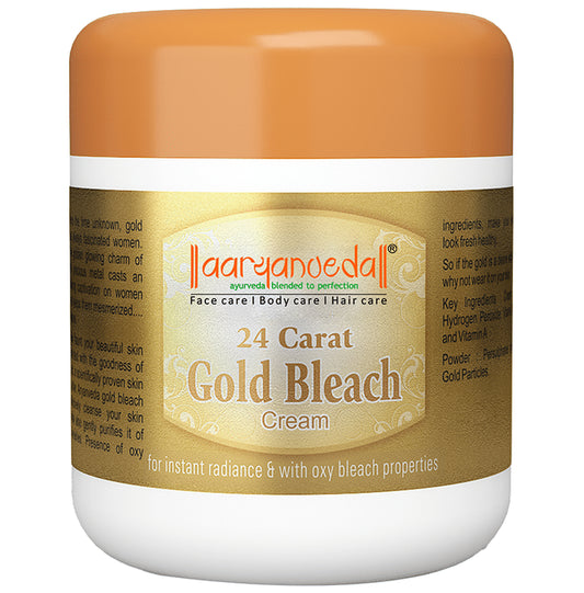 Aryanveda 24 Carat Gold Bleach Cream - Classic Derma