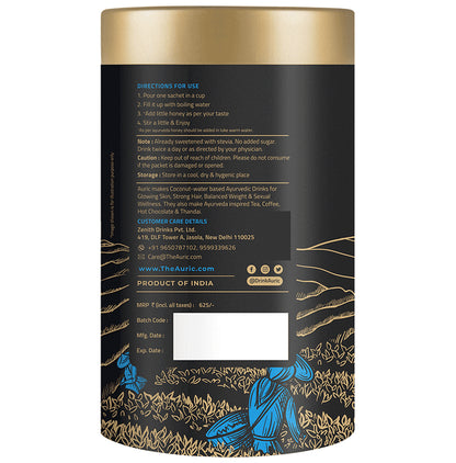 Auric Combo Pack of Shilajit Men's Lemon and Elaichi Sachet (50 Each)