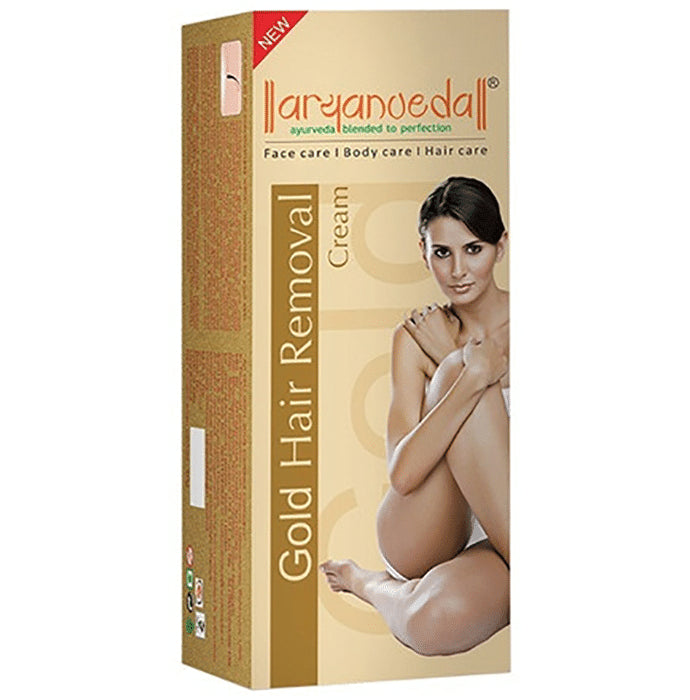 Aryanveda Gold Hair Removal Cream (40gm Each) - Classic Derma