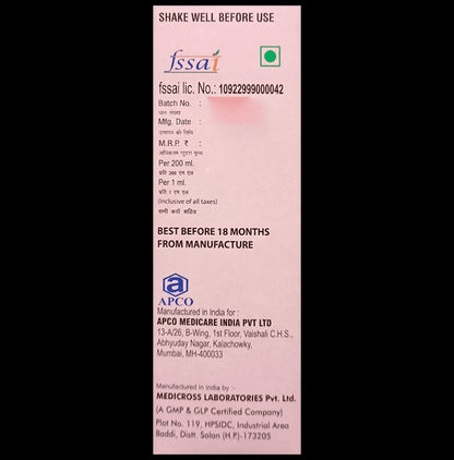 Apco Daily-B Complex Syrup