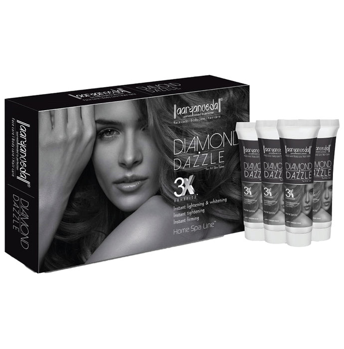 Aryanveda 3X Benefits Home Spa Diamond Dazzle Kit - Classic Derma