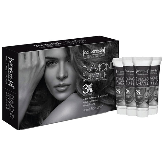 Aryanveda 3X Benefits Home Spa Diamond Dazzle Kit - Classic Derma