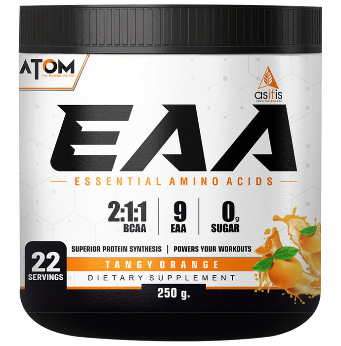 AS-IT-IS Nutrition Atom EAA (Essential Amino Acids) Tangy Orange - Classic Derma