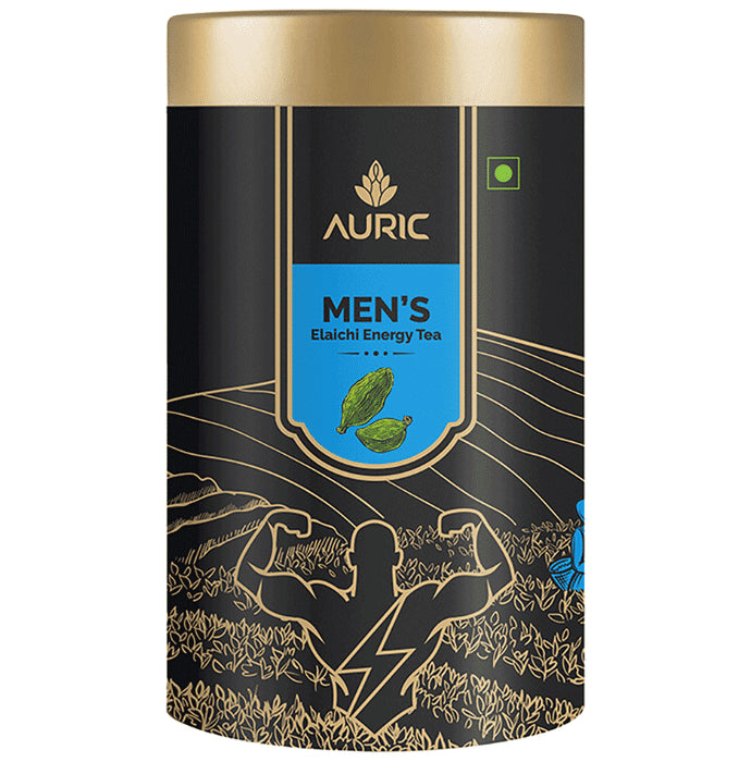 Auric Himalayan Shilajit Mix- Performance Booster Tea Sachet for Men (1gm Each) Elaichi - Classic Derma