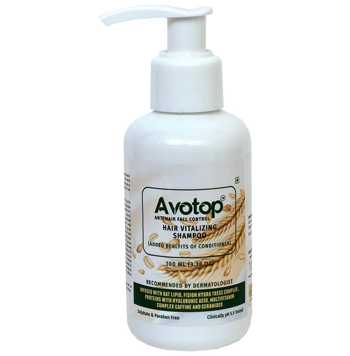 Avotop Hair Vitalizing Shampoo Sulphate & Paraben Free - Classic Derma