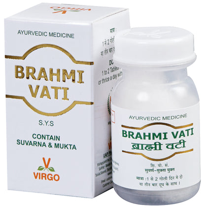 Virgo Brahmi Vati Tablet Contain Suvarna & Mukta - Classic Derma
