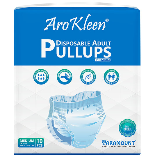 Arokleen Disposable Adult Pullups Diaper (10 Each) Medium - Classic Derma