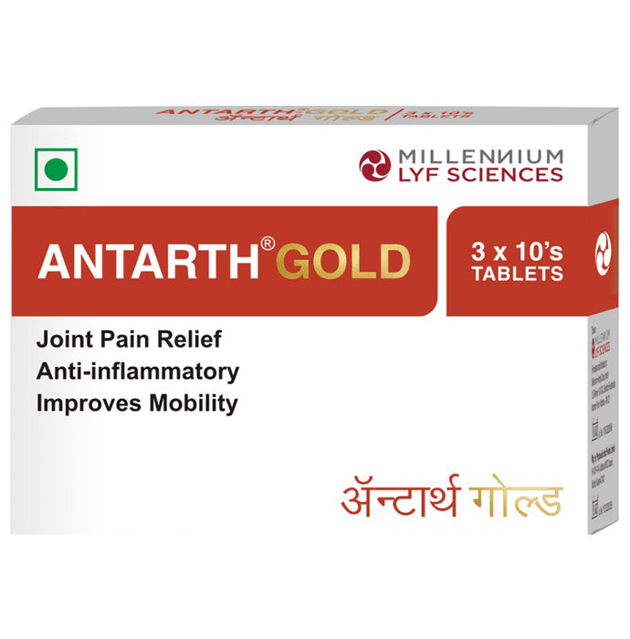 Antarth Gold Tablet (30 Each) - Classic Derma