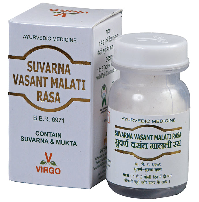 Virgo Suvarna Vasant Malati Rasa Tablet - Classic Derma