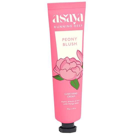 Asaya Running Deep Lush Hand Cream Peony Blush - Classic Derma