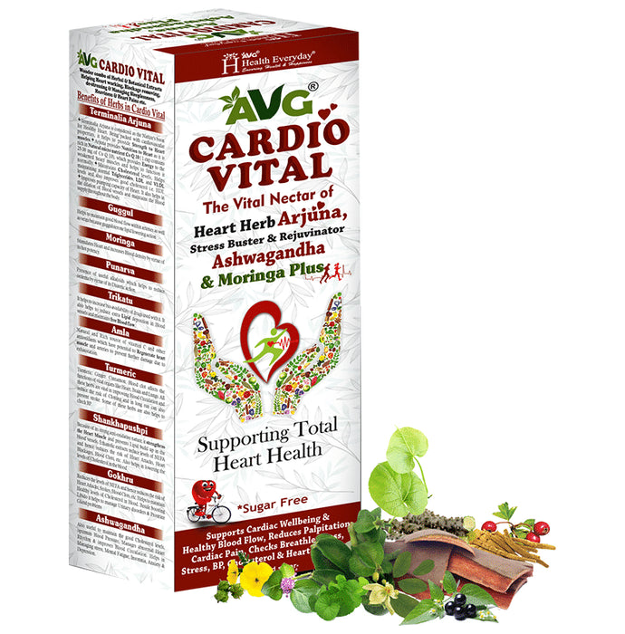 AVG Cardio Vital Syrup Sugar Free - Classic Derma