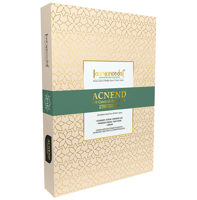 Aryanveda Acnend Oil Control Facial Kit - Classic Derma
