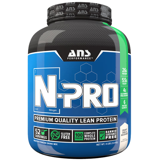 ANS Performance Creamy Vanilla Milkshake N-Pro Premium Quality Lean Protein - Classic Derma