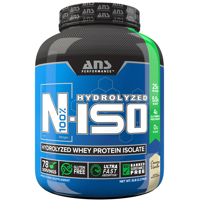 ANS Performance Creamy Vanilla N-Iso Hydrolyzed Whey Protein Isolate - Classic Derma