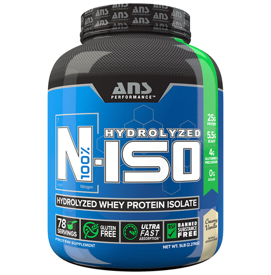 ANS Performance Creamy Vanilla N-Iso Hydrolyzed Whey Protein Isolate - Classic Derma