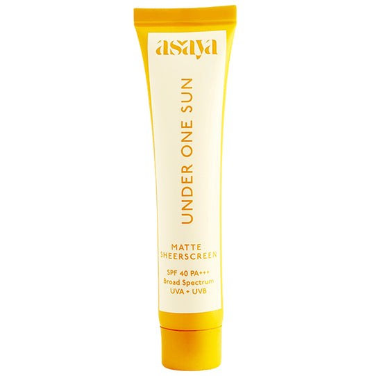 Asaya Under One Sun Matte Sheescreen Gel SPF 40 PA+++ - Classic Derma