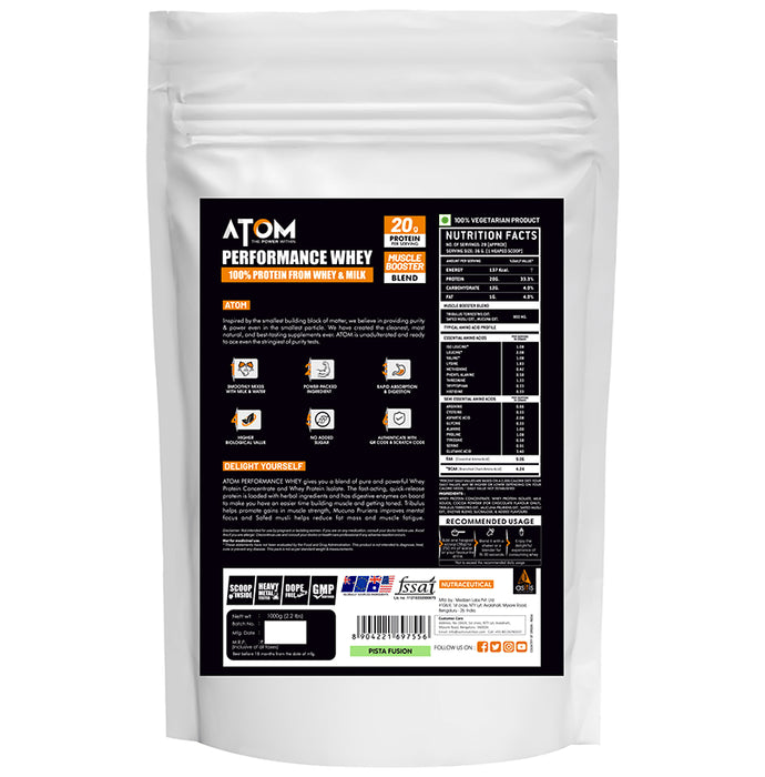 AS-IT-IS Nutrition Atom Performance Whey Pista Fusion