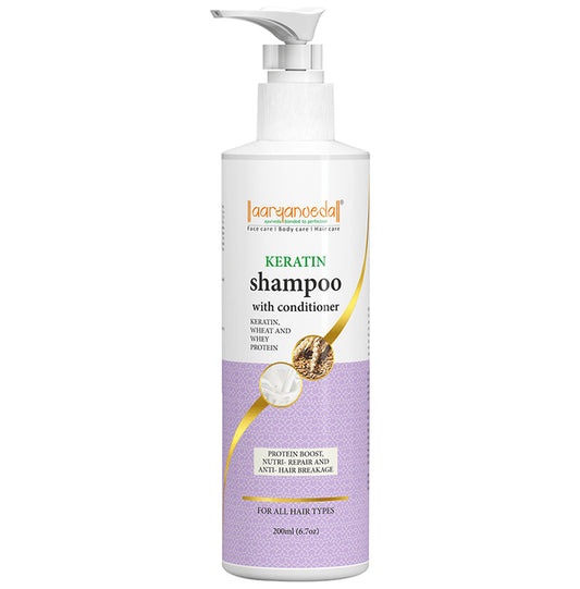 Aryanveda Keratin Shampoo with Conditioner - Classic Derma