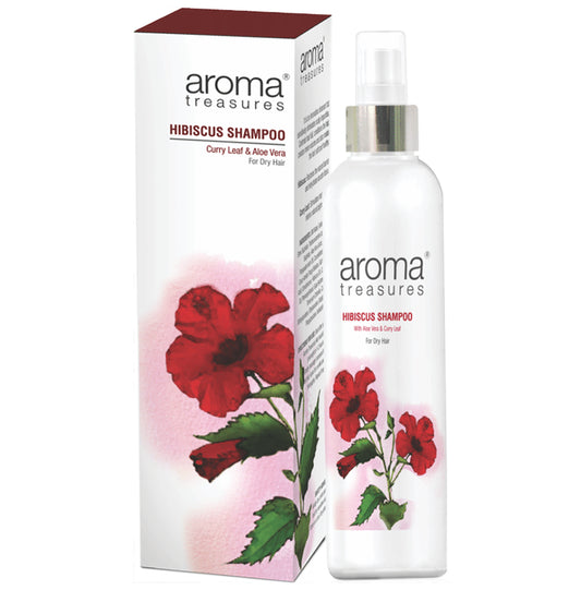 Aroma Treasures Hibiscus with Aloe Vera and Curry Leaf Shampoo Dry Hair - Classic Derma