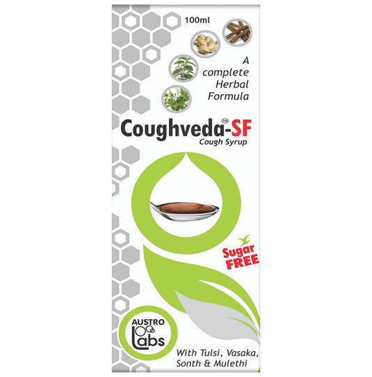 Austro Coughveda-SF Syrup (100ml Each) Sugar Free - Classic Derma