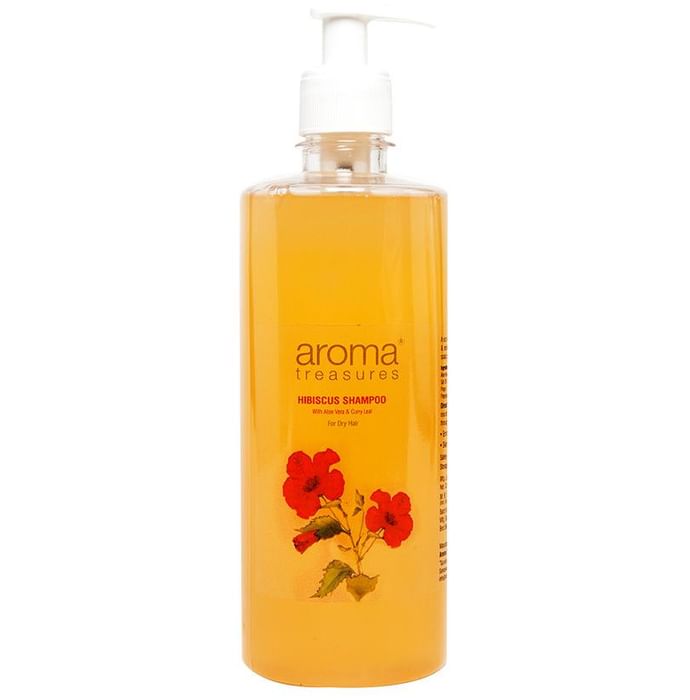 Aroma Treasures Hibiscus with Aloe Vera and Curry Leaf Shampoo - Classic Derma