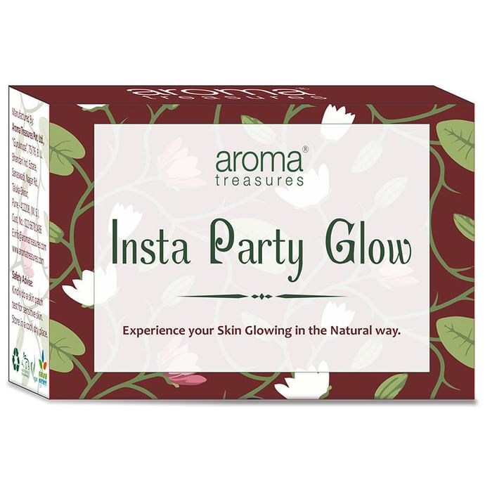 Aroma Treasures Insta Party Glow Facial Kit One Time Use - Classic Derma