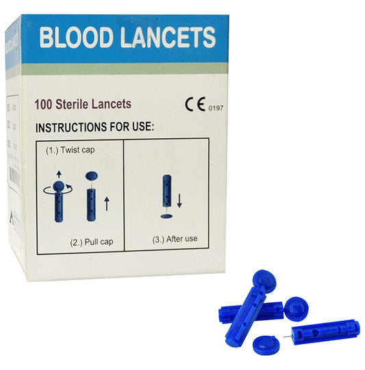Aspen Sterile Blood Lancets (100 Each) - Classic Derma