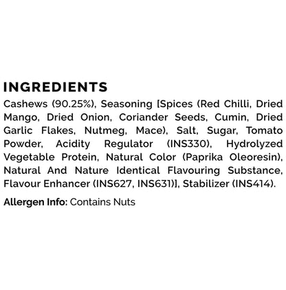 Auric Oven Roasted Cashew (50gm Each) Mexican Peri Peri